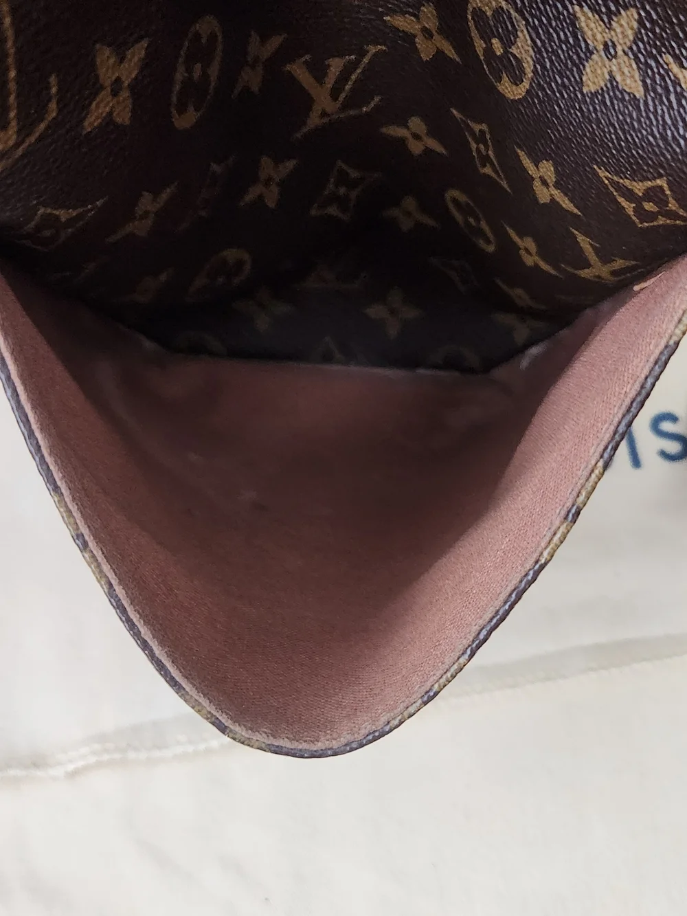 Louis Vuitton Monogram Canvas Shoulder Tote in Brown and Tan Leather - Picture 8 of 10
